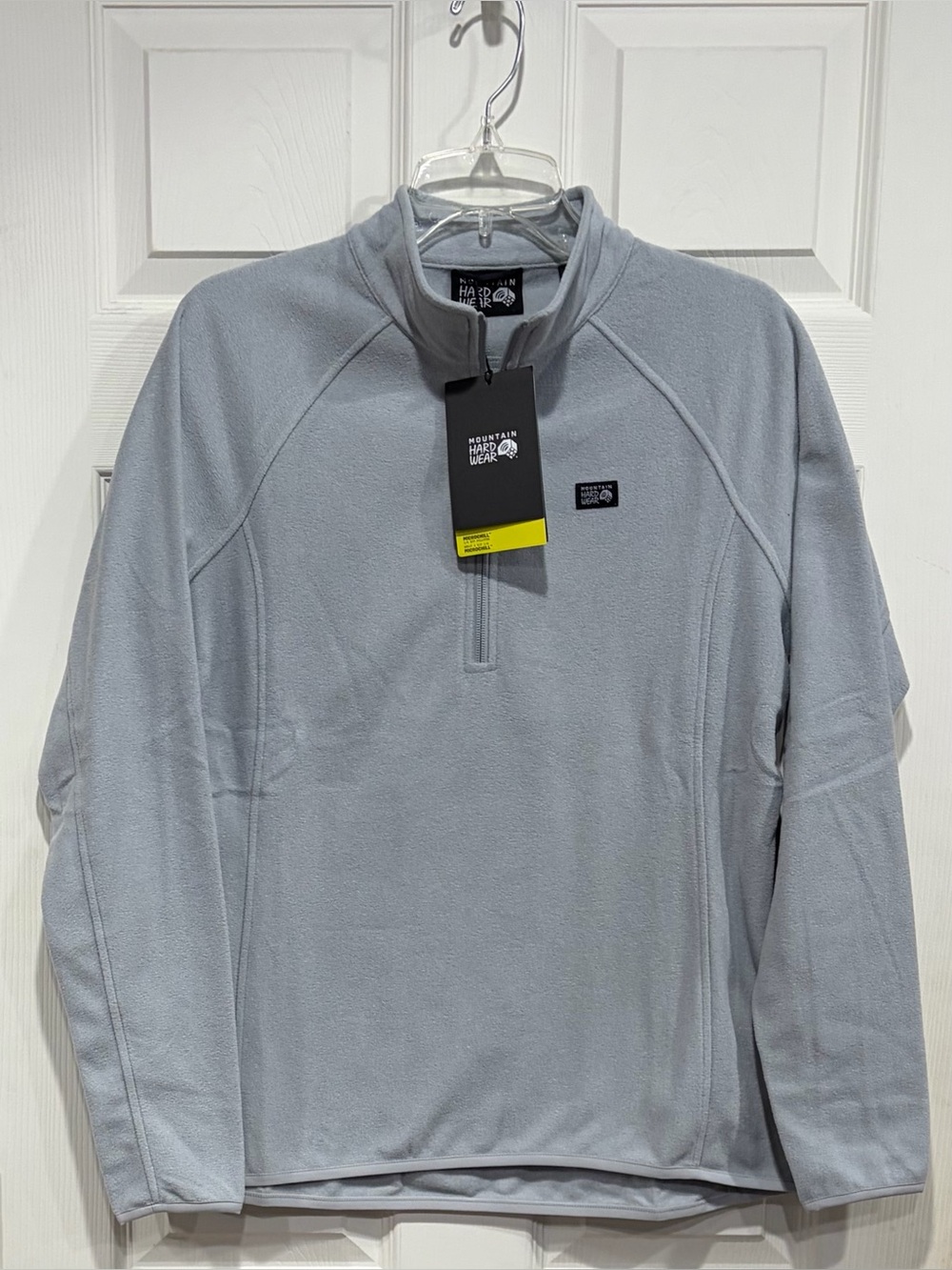 Mountain Hardwear Women's XL Microchill 1/4 Zip Pullover Jacket Grey NWT
